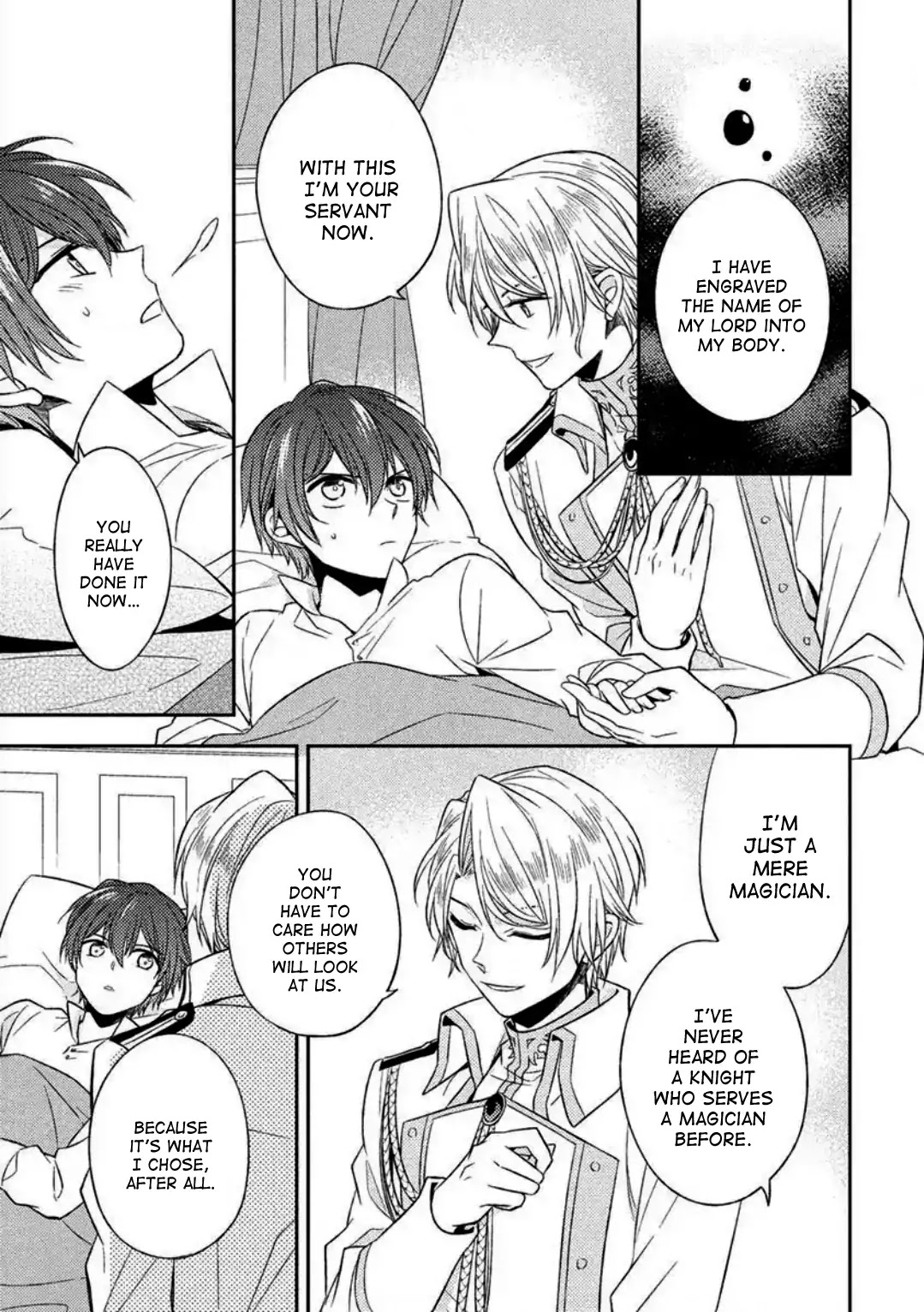 Daybreak: The Crossdressing Female Magician and the Golden Knight Chapter 1 page 34 - Chapter 1