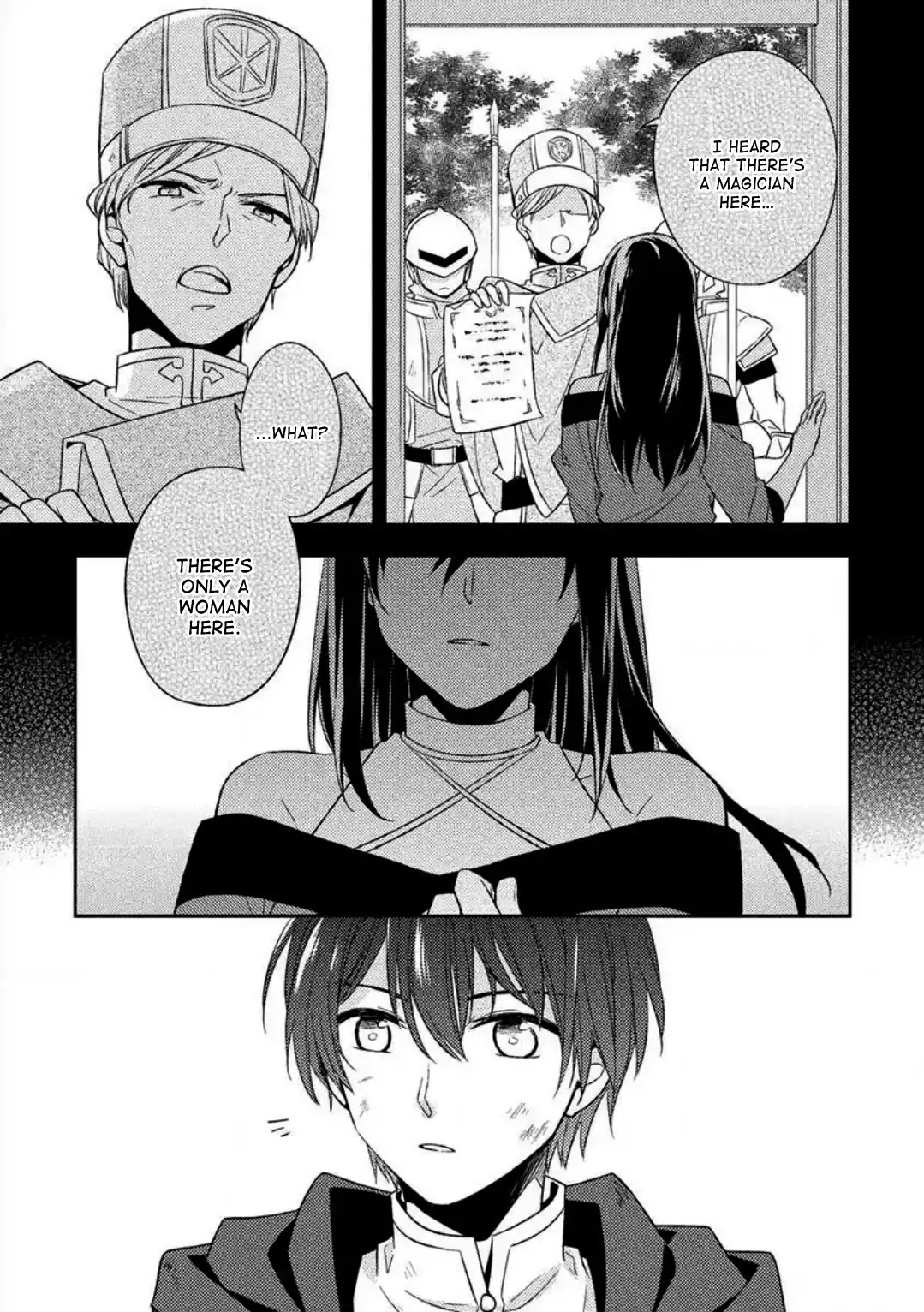Daybreak: The Crossdressing Female Magician and the Golden Knight Chapter 1 page 8 - Chapter 1
