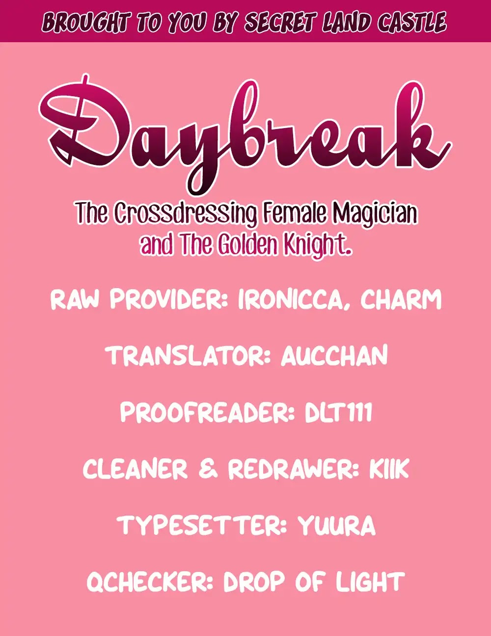 Daybreak: The Crossdressing Female Magician and the Golden Knight Chapter 2 page 32 - Chapter 2
