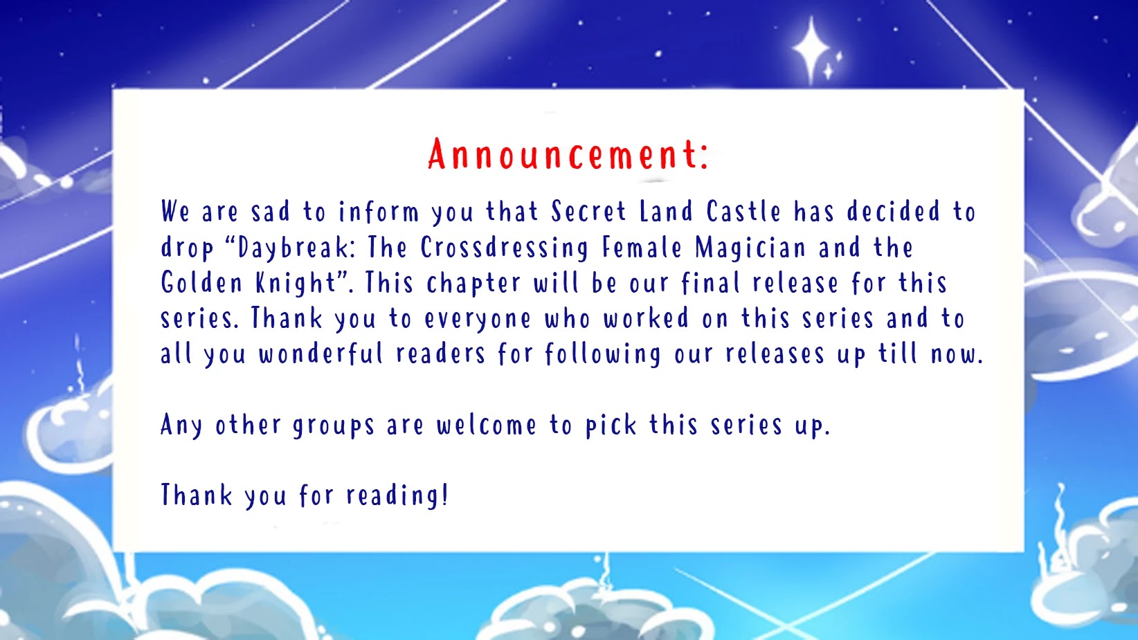 Daybreak: The Crossdressing Female Magician and the Golden Knight Chapter 3 page 33 - Chapter 3
