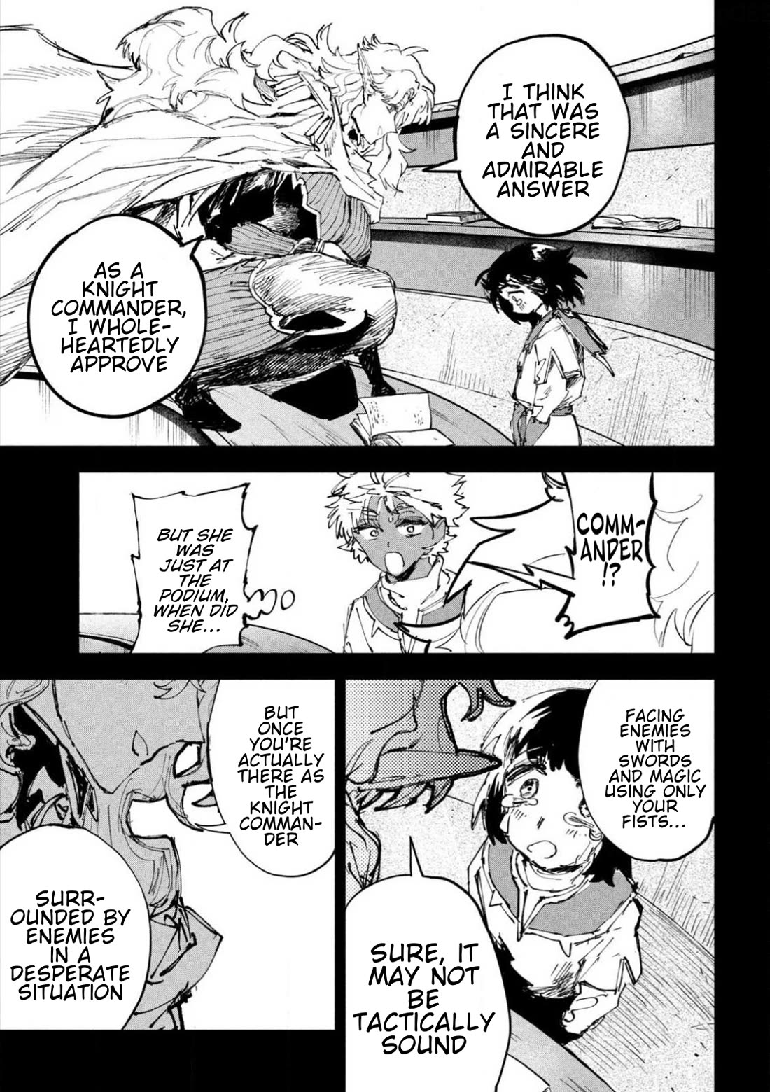 Days Off In The Dragon's Stomach Chapter 16 page 10 - Chapter 16: Good Night While Raising Your Fist