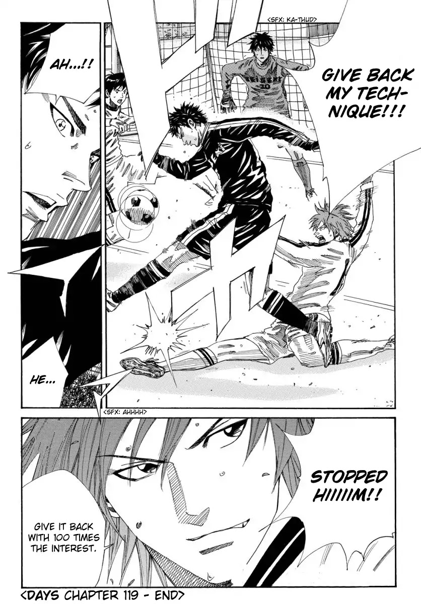Days Chapter 119 page 21 - Chapter 119: The Difference With Me