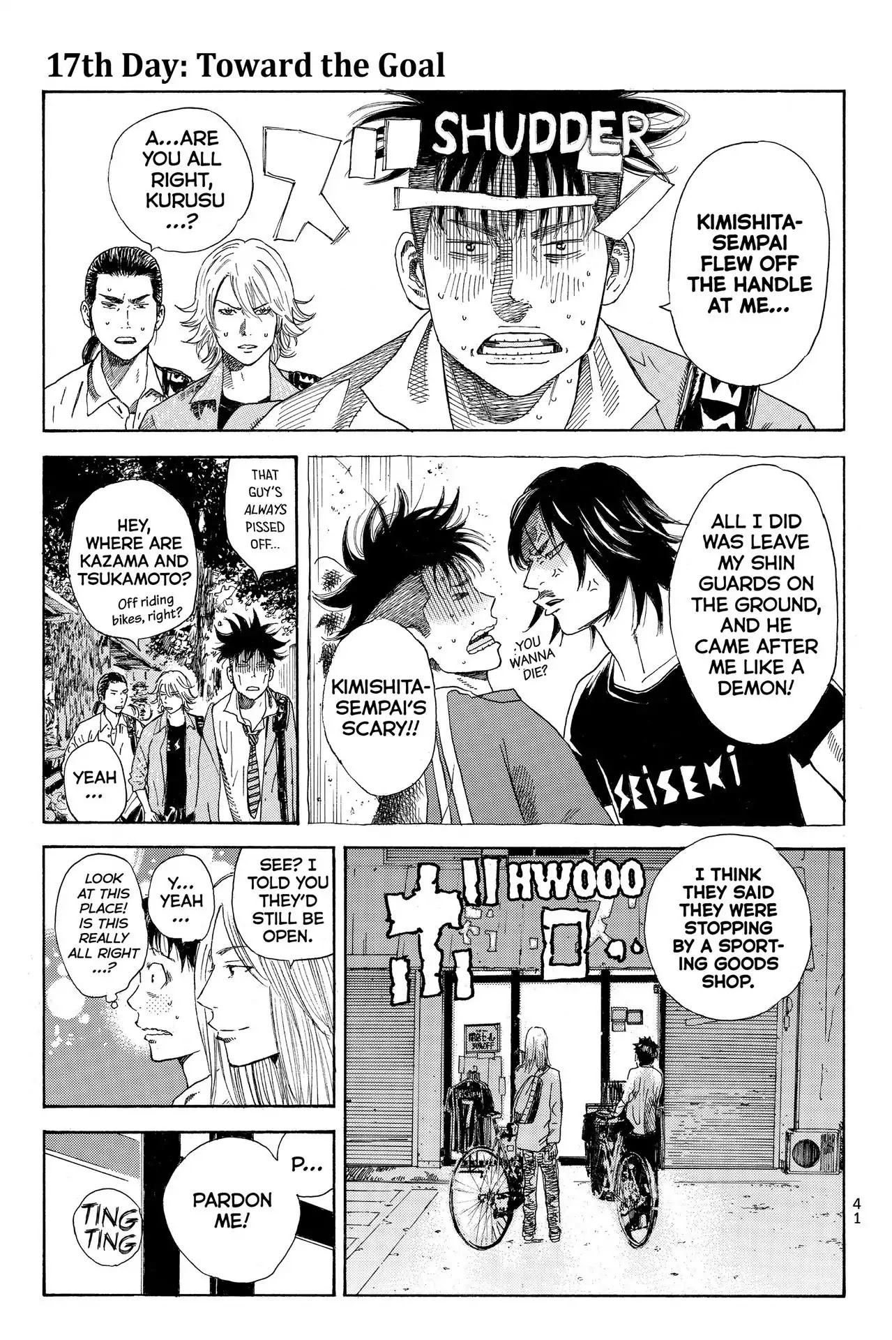 Days Chapter 17 page 1 - Chapter 17: Vol.3 17th day: Toward the Goal