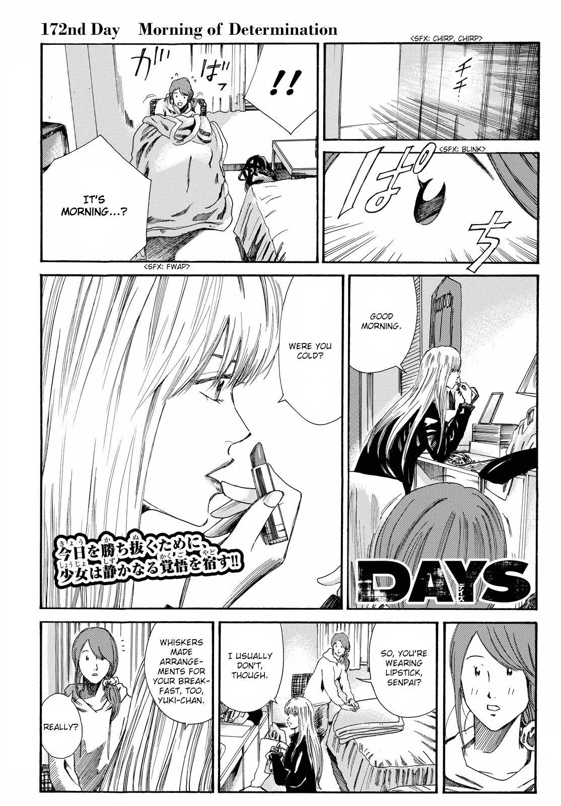 Days Chapter 172 page 6 - Chapter 172: Morning of Determination