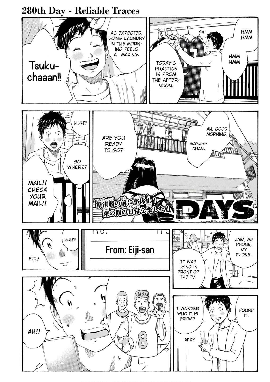 Days Chapter 280 page 2 - Chapter 280: Reliable Traces