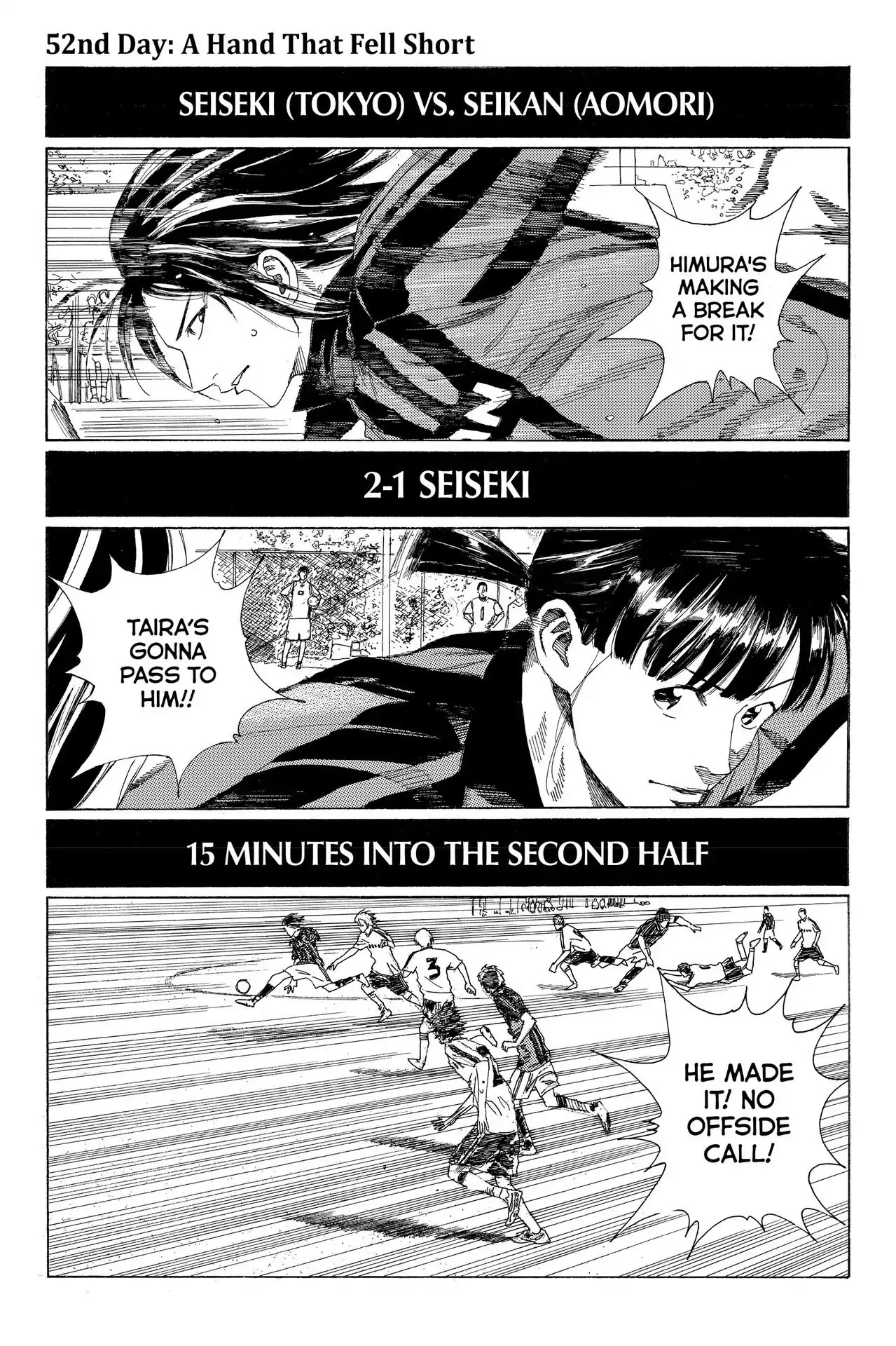 Days Chapter 52 page 1 - Chapter 52: Vol.7 52nd day: A Hand That Fell Short
