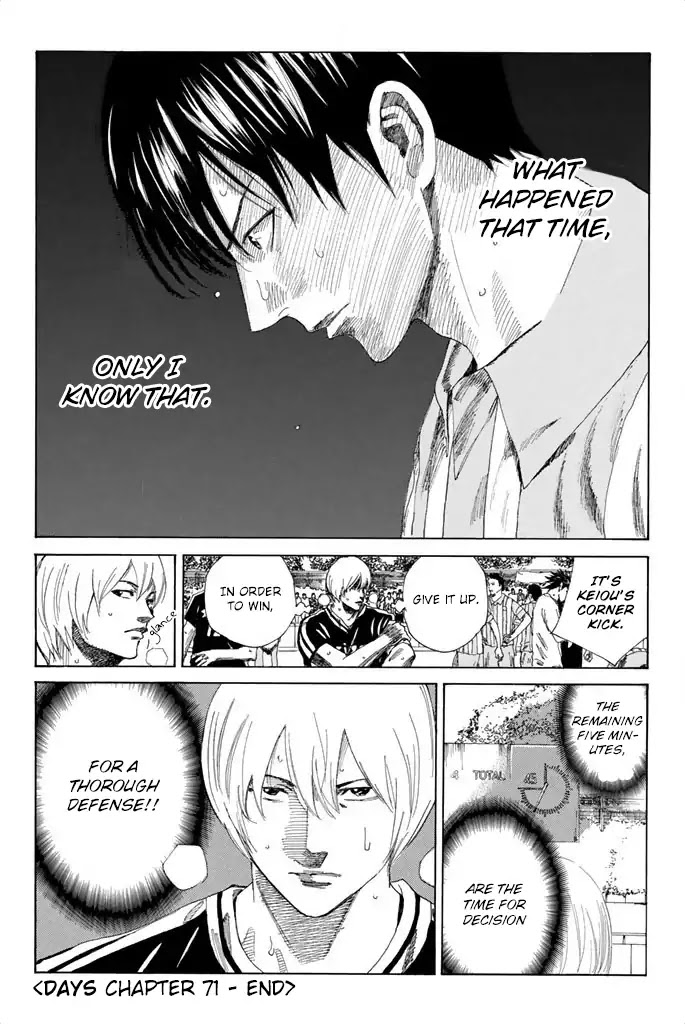 Days Chapter 71 page 21 - Chapter 71: Weeds