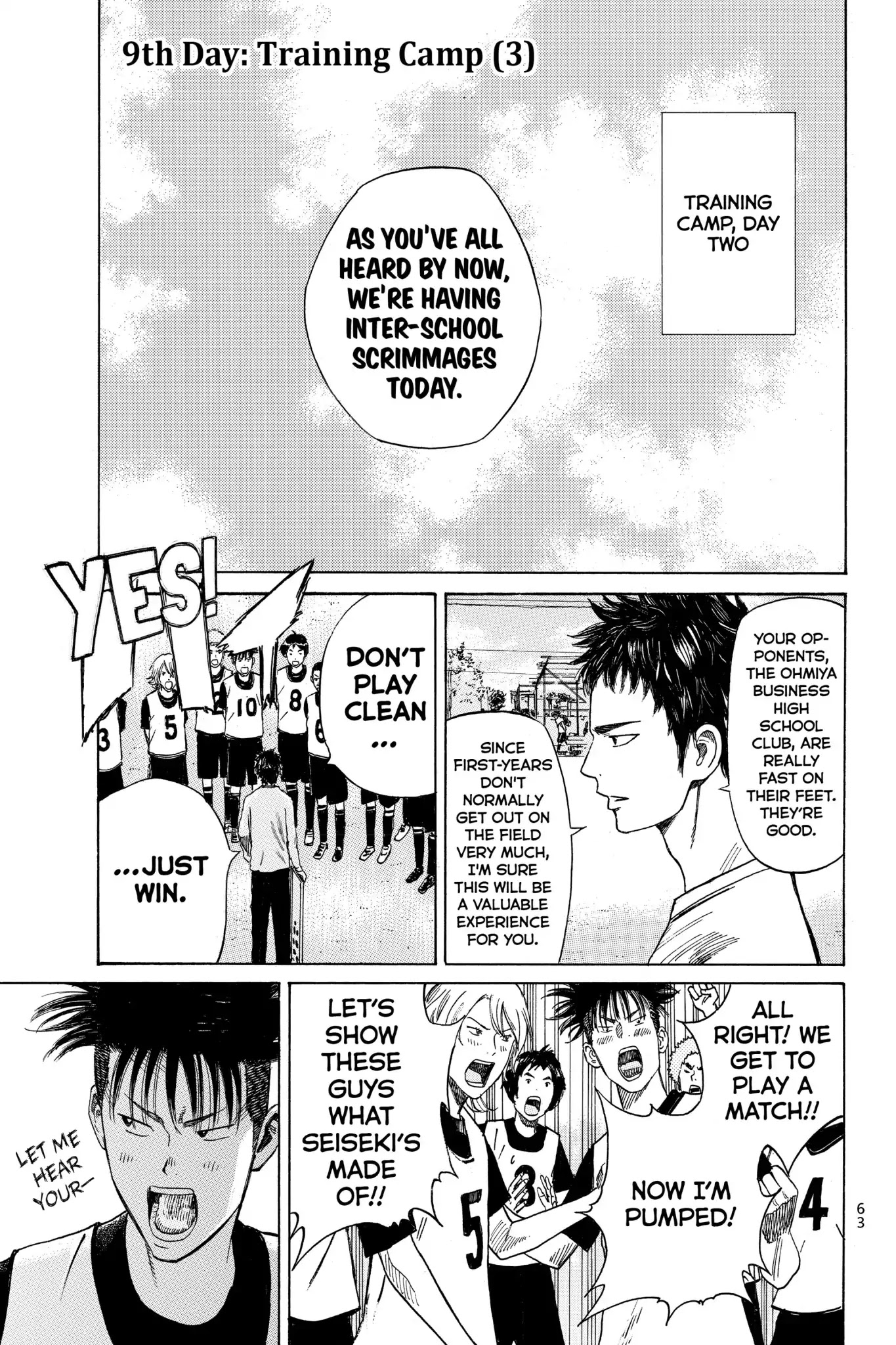 Days Chapter 9 page 1 - Chapter 9: Vol.2 9th day: Training Camp (3)