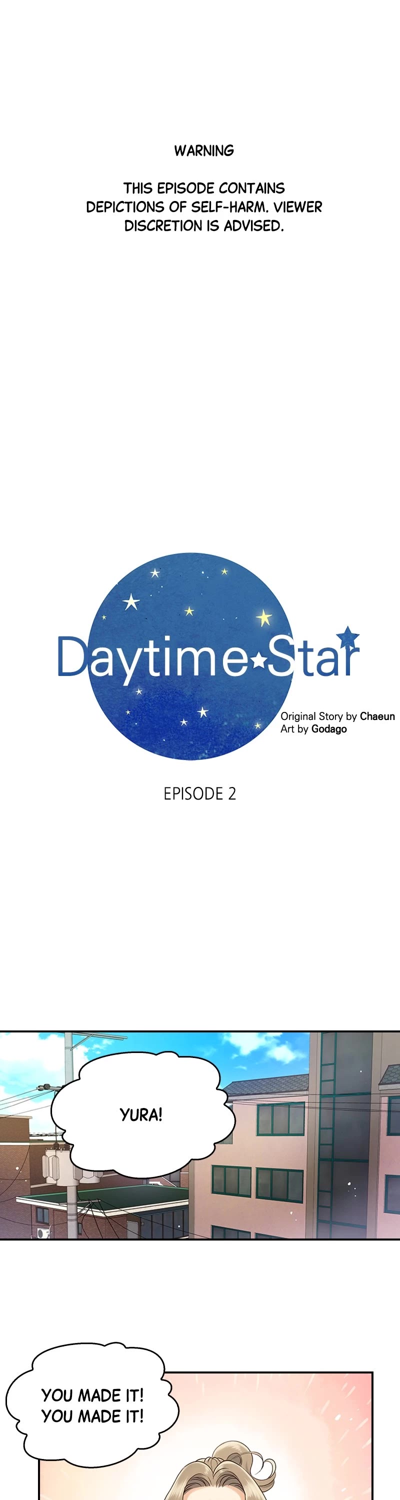 Daytime Star Chapter 2 page 1 - Chapter 2: Episode 2