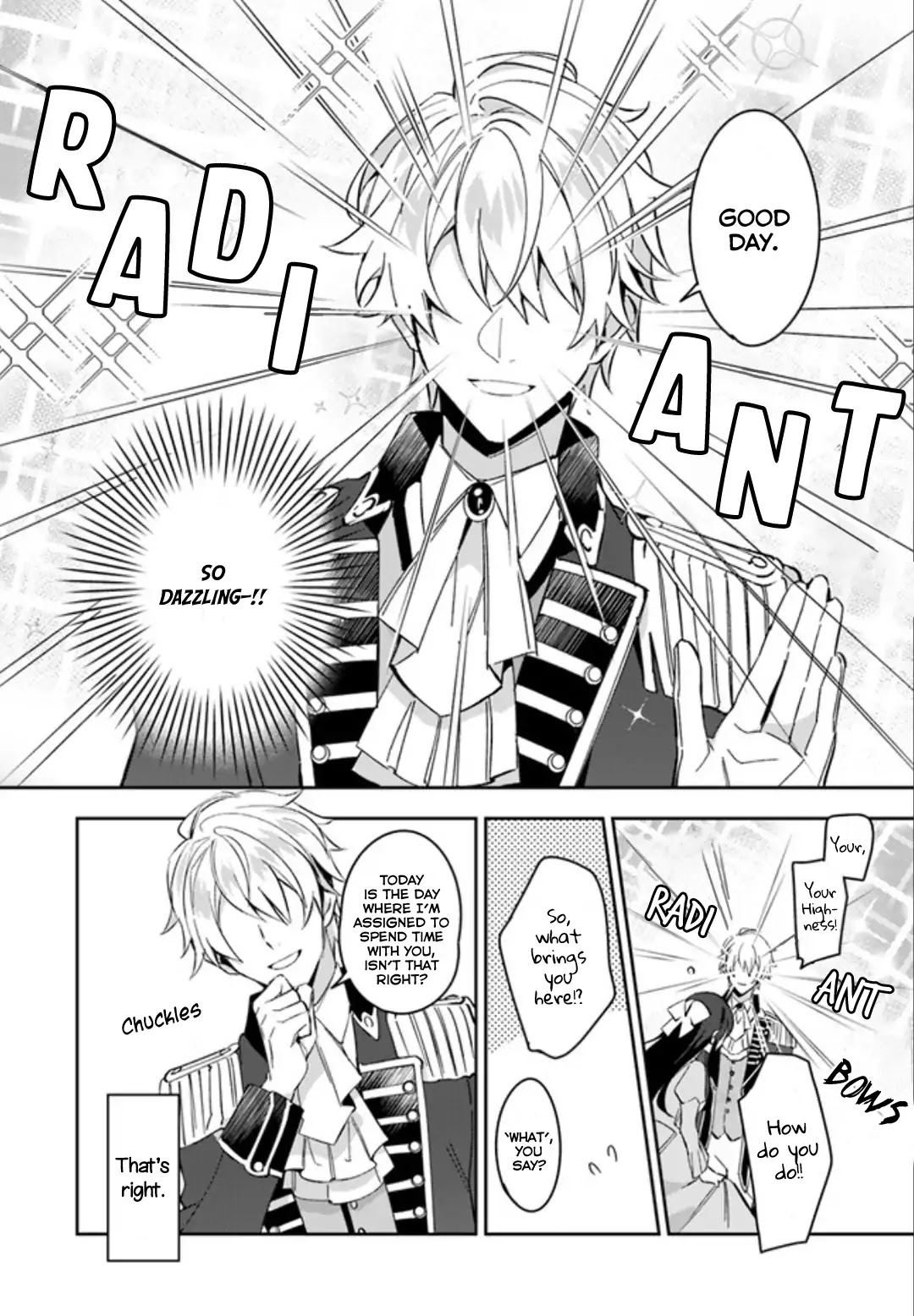 Dazzling Prince! Chapter 2.1 page 4 - Chapter 2.1 - 2.2