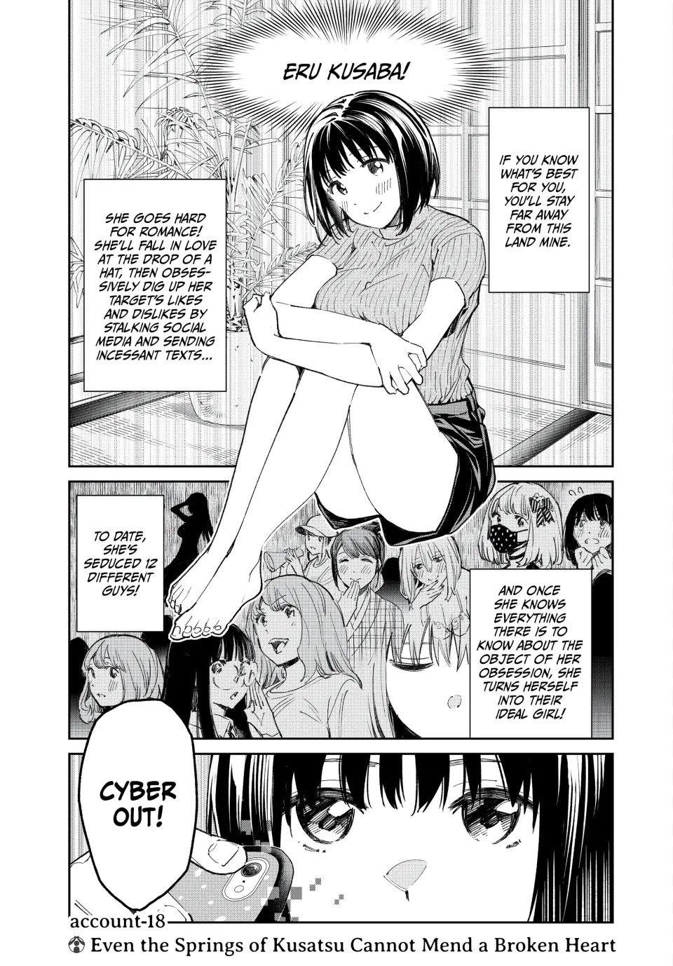 Dead Account Chapter 18 page 1 - Chapter 18: Even the Springs of Kusatsu Cannot Mend a Broken Heart