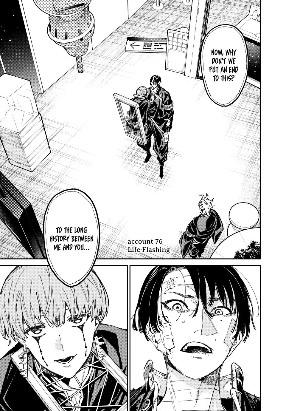 Dead Account Chapter 76 page 1 - Chapter 76: Life Flashing
