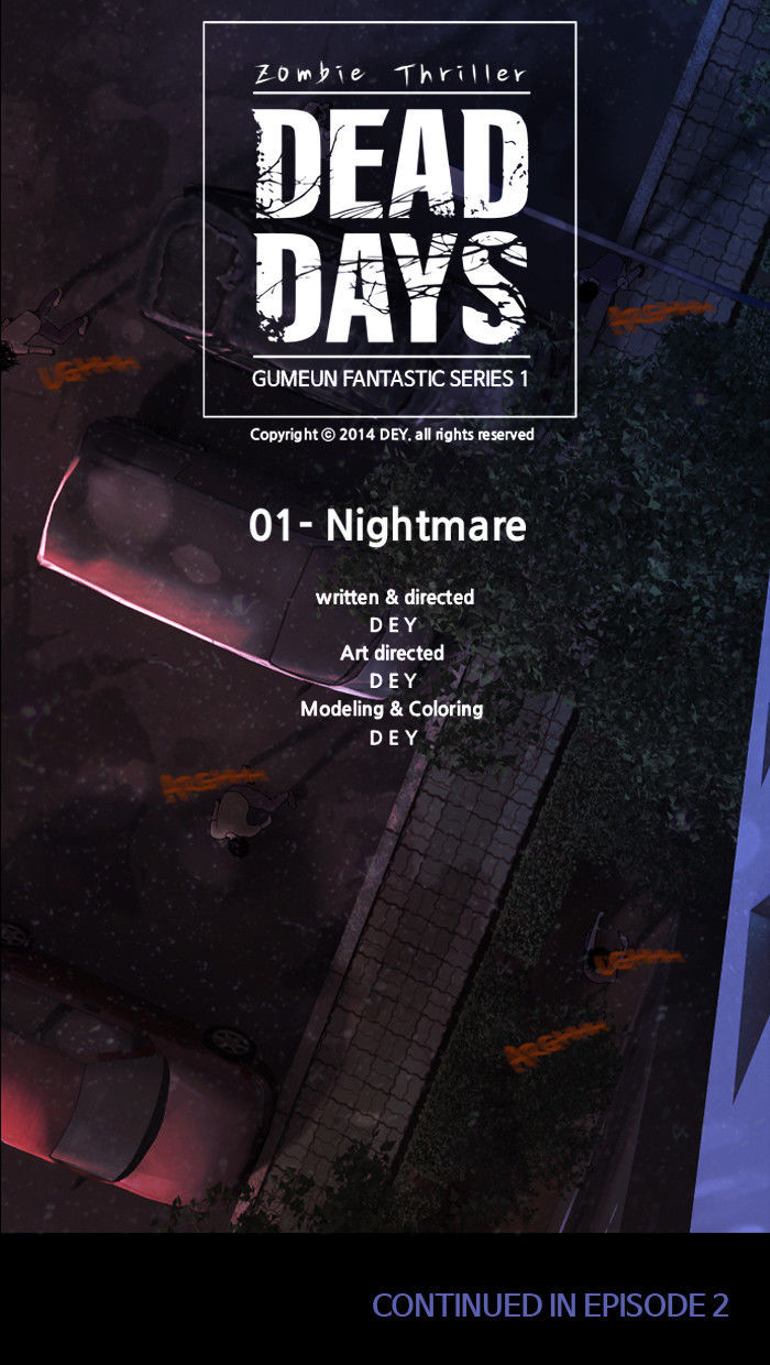 DEAD DAYS Chapter 1 page 81 - Chapter 1 : Nightmare