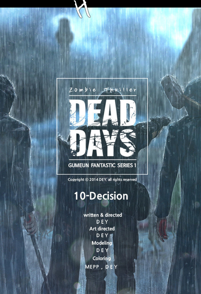 DEAD DAYS Chapter 10 page 95 - Chapter 10 : DECISION