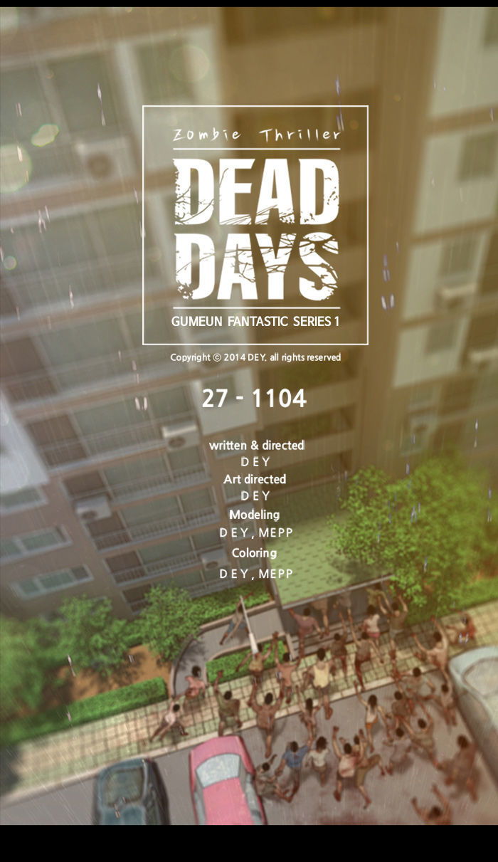 DEAD DAYS Chapter 27 page 68 - Chapter 27 : 1104