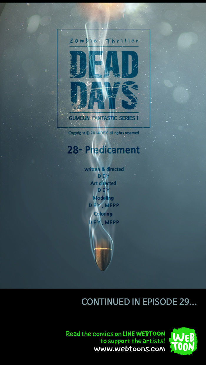 DEAD DAYS Chapter 28 page 69 - Chapter 28 : Predicament