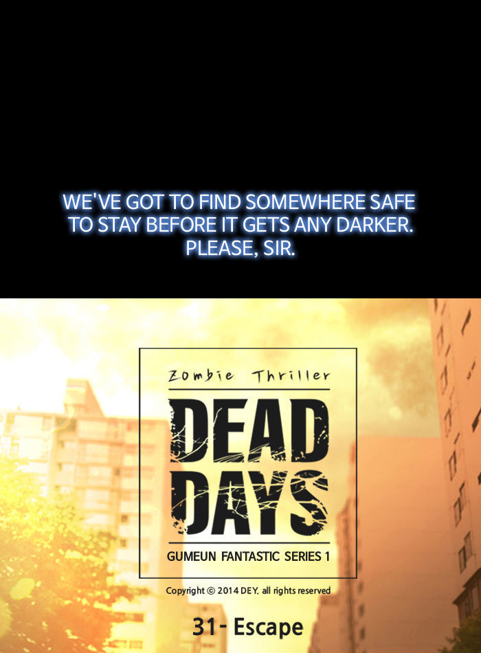 DEAD DAYS Chapter 31 page 65 - Chapter 31 : ESCAPE
