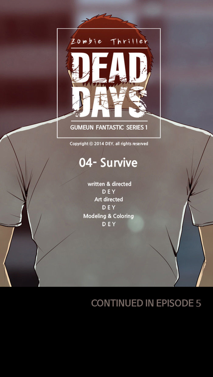 DEAD DAYS Chapter 4 page 67 - Chapter 4 : Survival