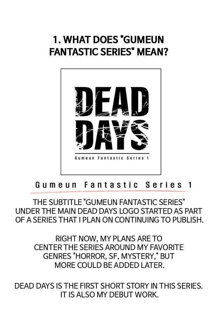 DEAD DAYS Chapter 42 page 5 - Chapter 42 : Special Episode