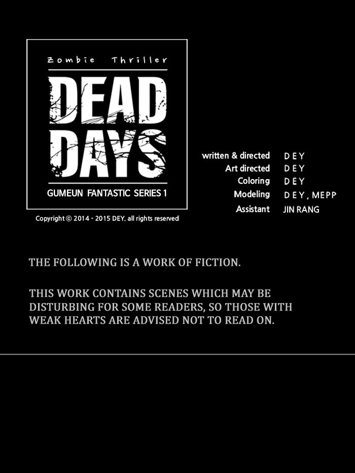 DEAD DAYS Chapter 57 page 1 - Chapter 57 : Ep. 41 - Deja Vu