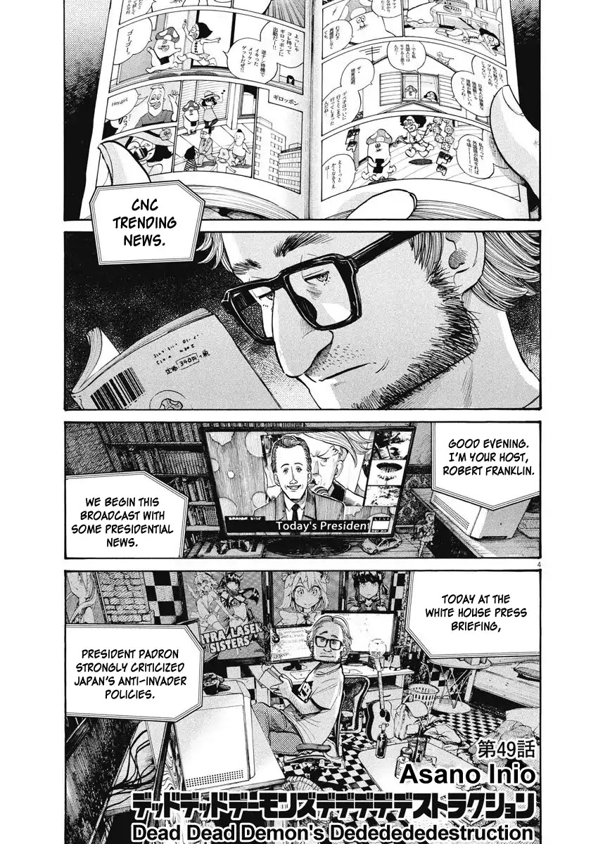 Dead Dead Demon's Dededededestruction Chapter 49 page 4 - Chapter 49
