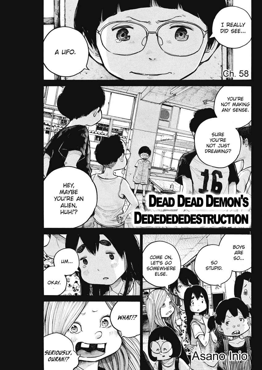 Dead Dead Demon's Dededededestruction Chapter 58 page 1 - Chapter 58