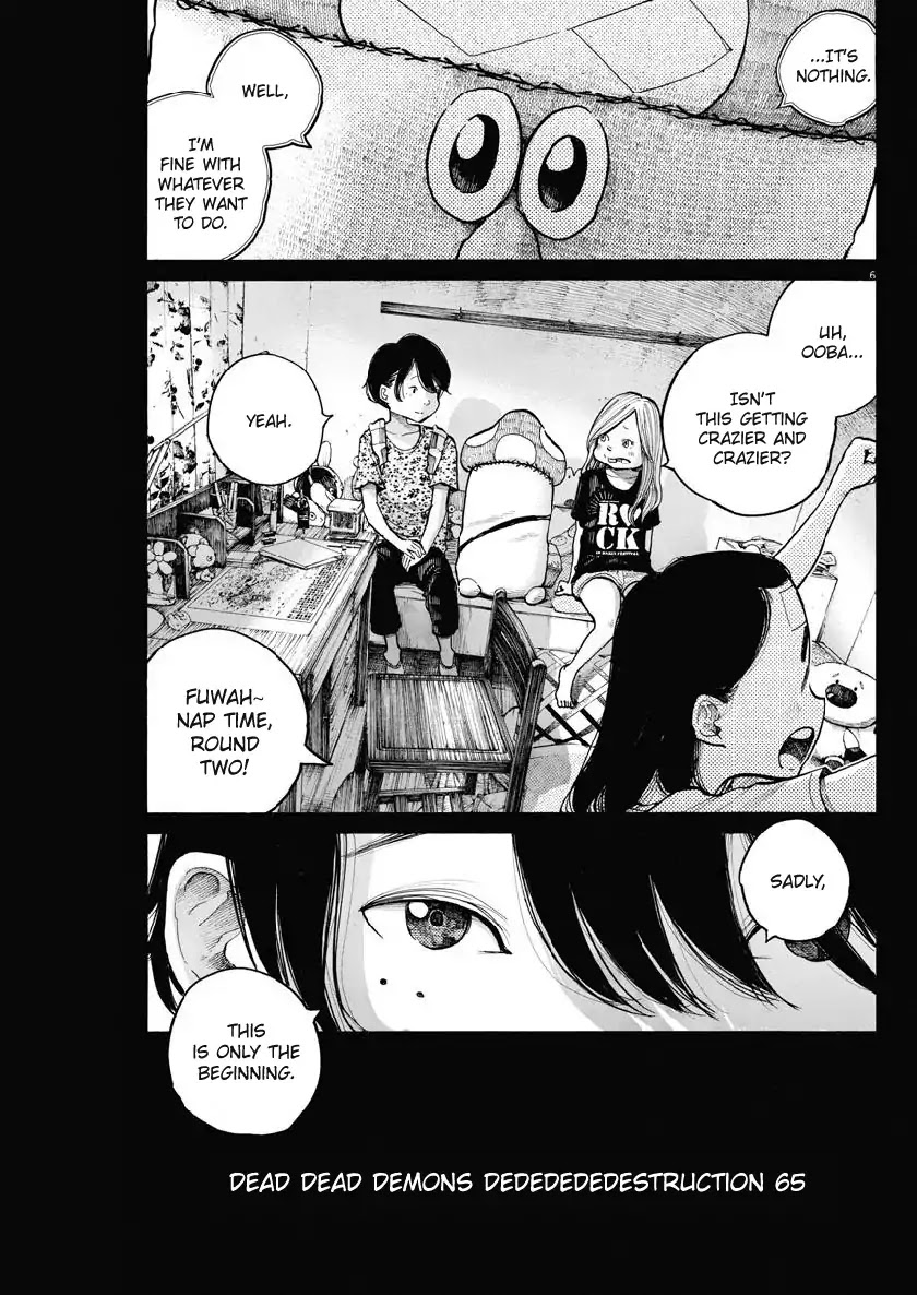 Dead Dead Demon's Dededededestruction Chapter 65 page 6 - Chapter 65