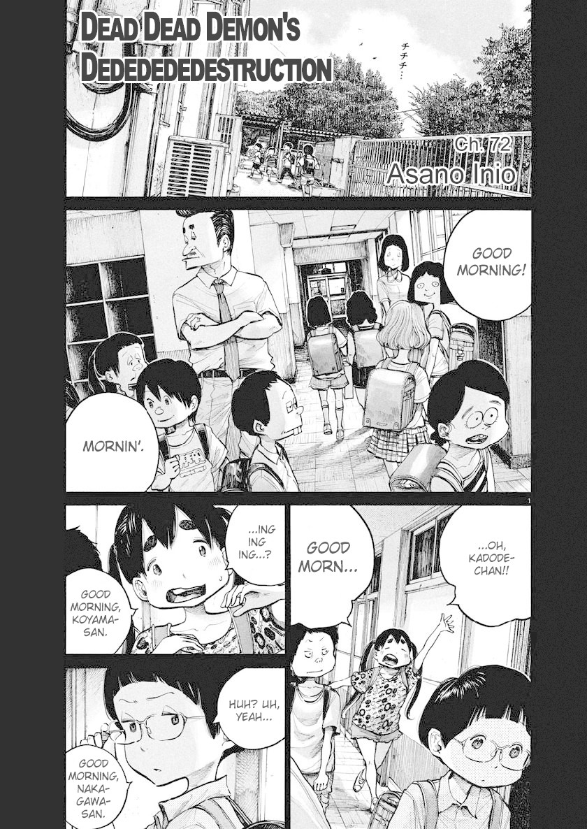 Dead Dead Demon's Dededededestruction Chapter 72 page 1 - Chapter 72
