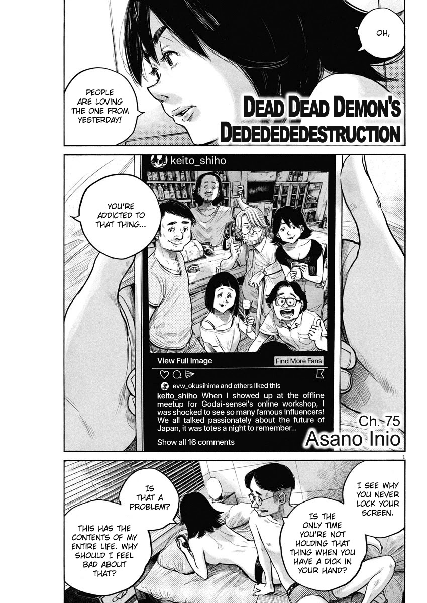 Dead Dead Demon's Dededededestruction Chapter 75 page 1 - Chapter 75