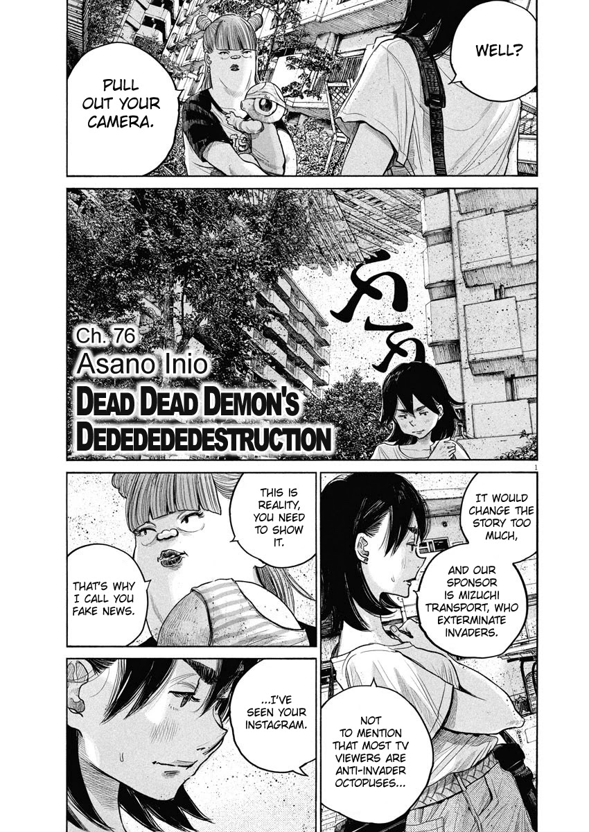 Dead Dead Demon's Dededededestruction Chapter 76 page 1 - Chapter 76