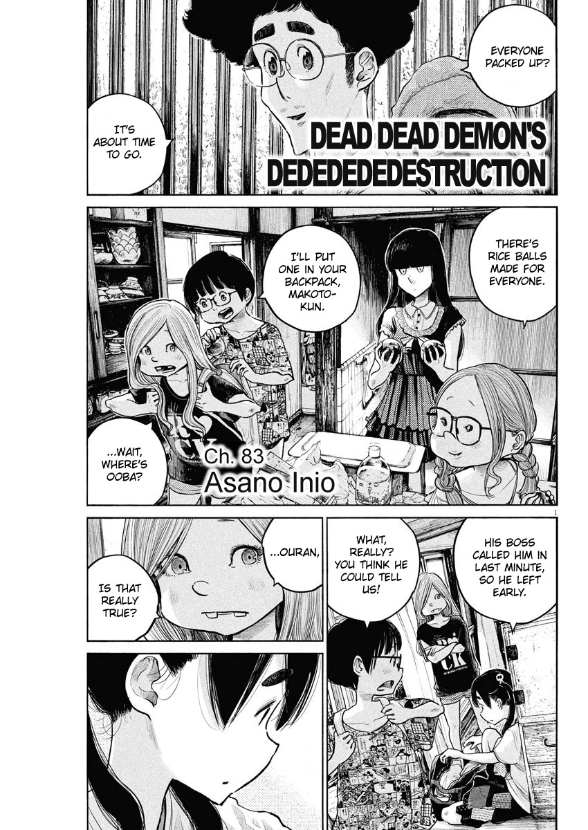 Dead Dead Demon's Dededededestruction Chapter 83 page 1 - Chapter 83
