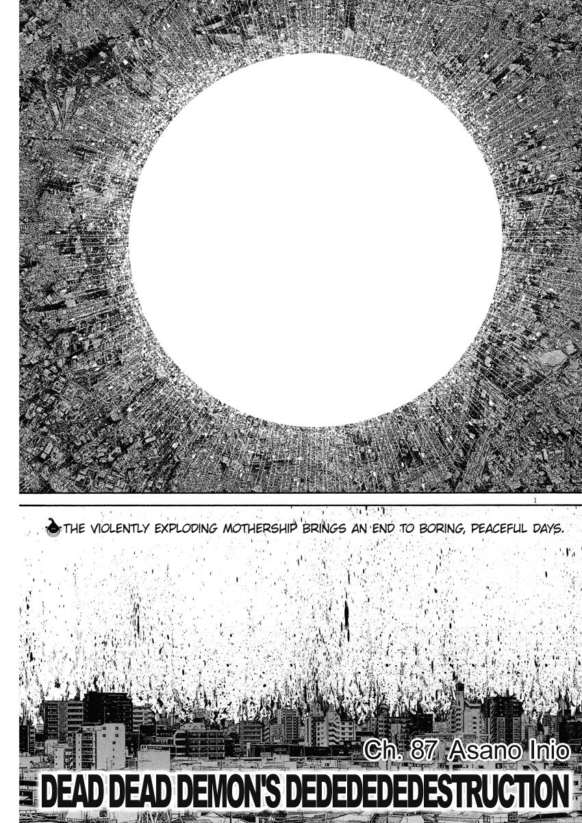 Dead Dead Demon's Dededededestruction Chapter 87 page 1 - Chapter 87