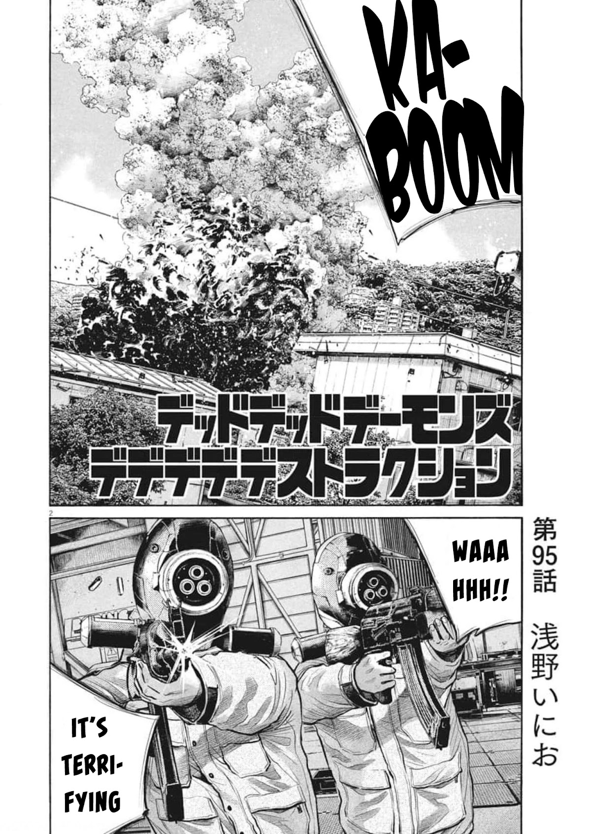 Dead Dead Demon's Dededededestruction Chapter 95 page 2 - Chapter 95