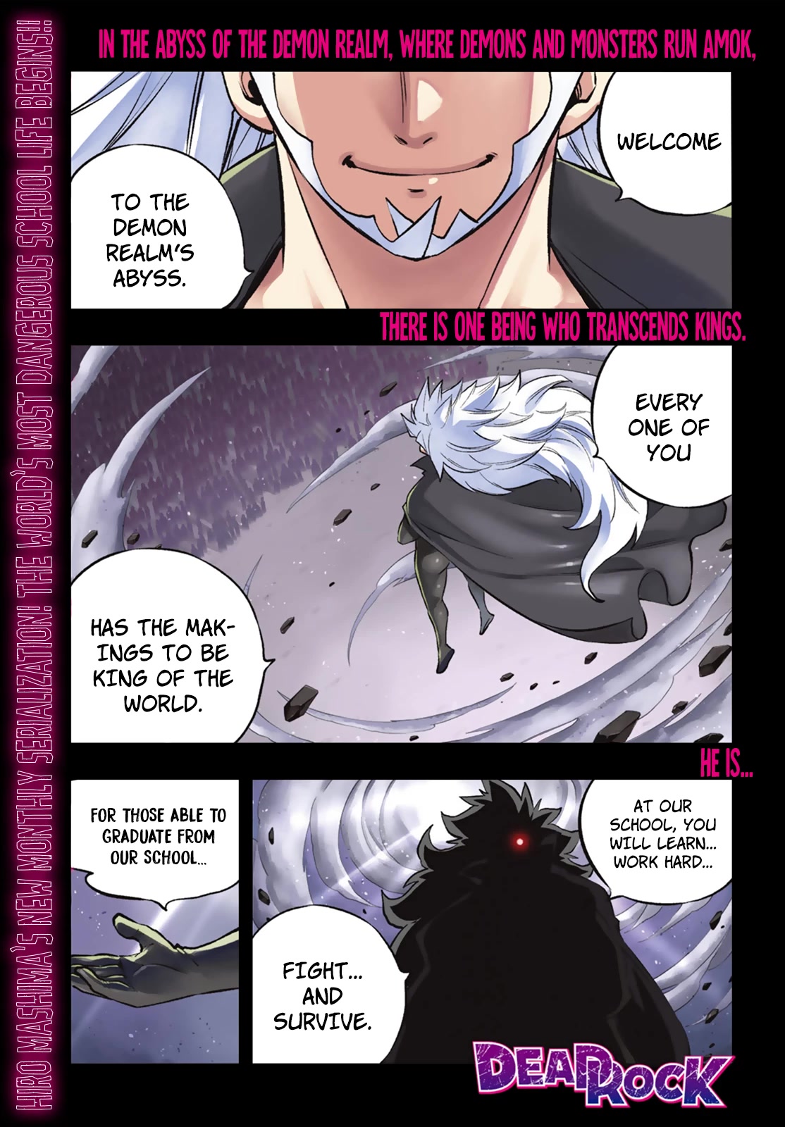 DEAD ROCK Chapter 1 page 1 - Chapter 1: God of the Demon Realm