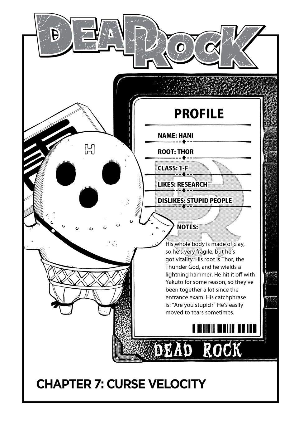 DEAD ROCK Chapter 7 page 1 - Chapter 7