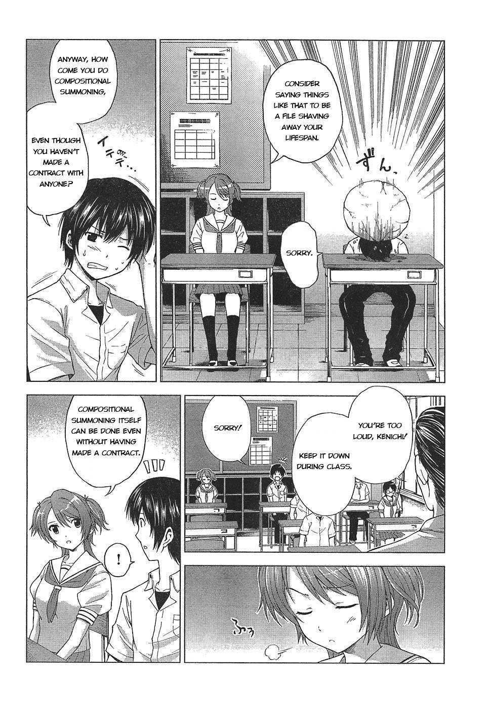 Dead Soul Revolver Chapter 2 page 18 - Chapter 2: The Girl Who Fights Demons · Tsukishima Miyu! · What Is This "Armed Exorcism Expert" She Claims to Be...!?