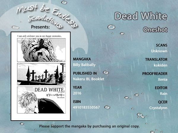 Dead White Chapter 1 page 1 - Chapter 1 : Oneshot