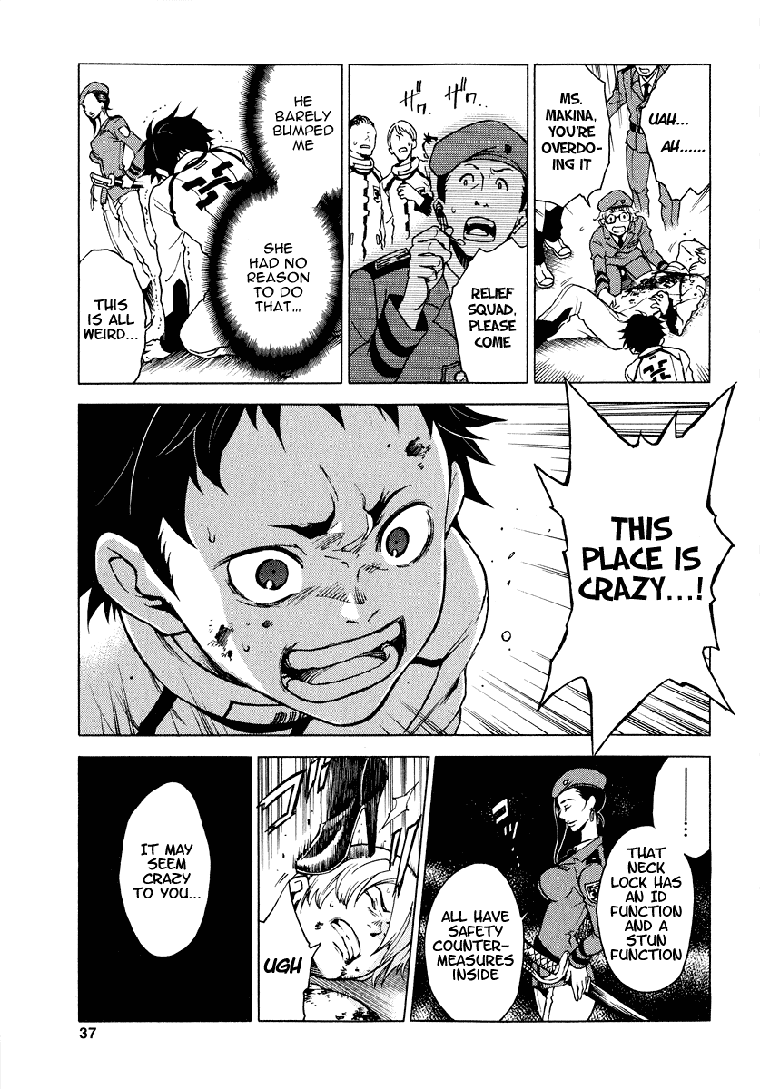 Deadman Wonderland Chapter 1 page 36 - Chapter 1: Who Killed Cock Robin?