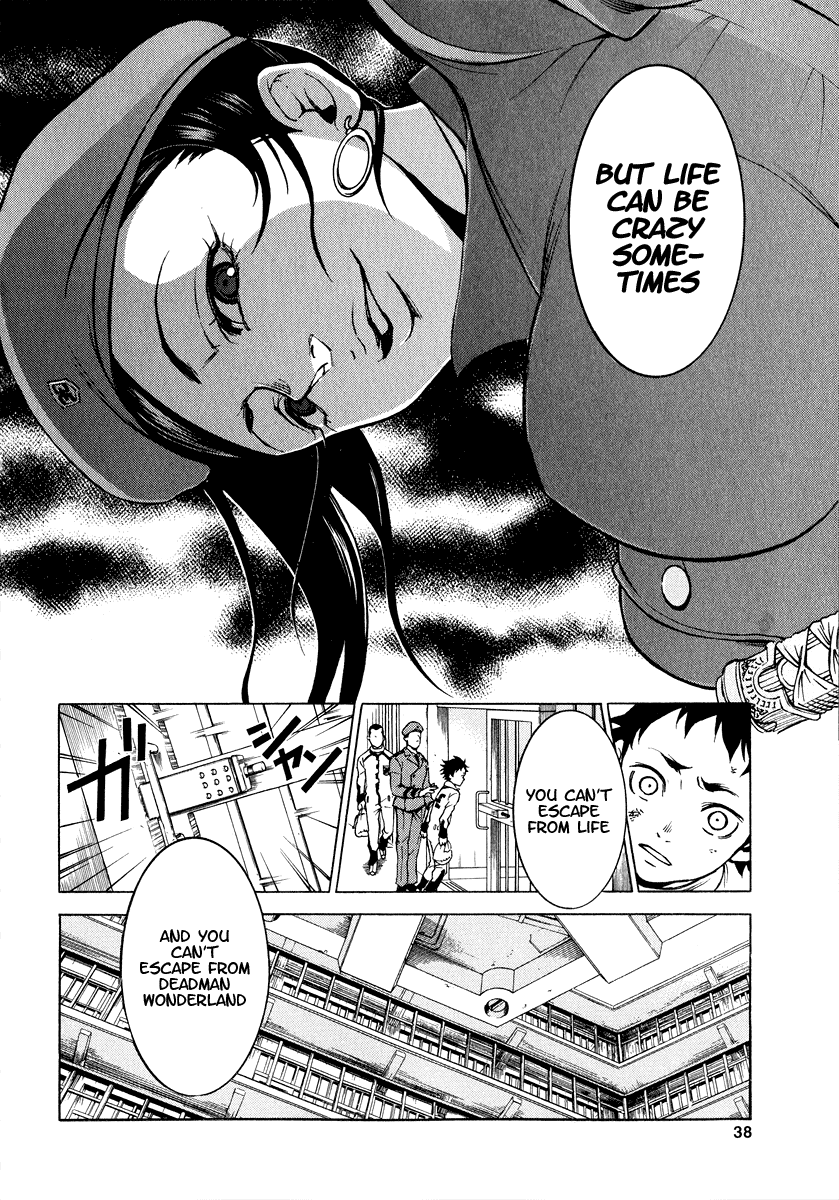 Deadman Wonderland Chapter 1 page 37 - Chapter 1: Who Killed Cock Robin?