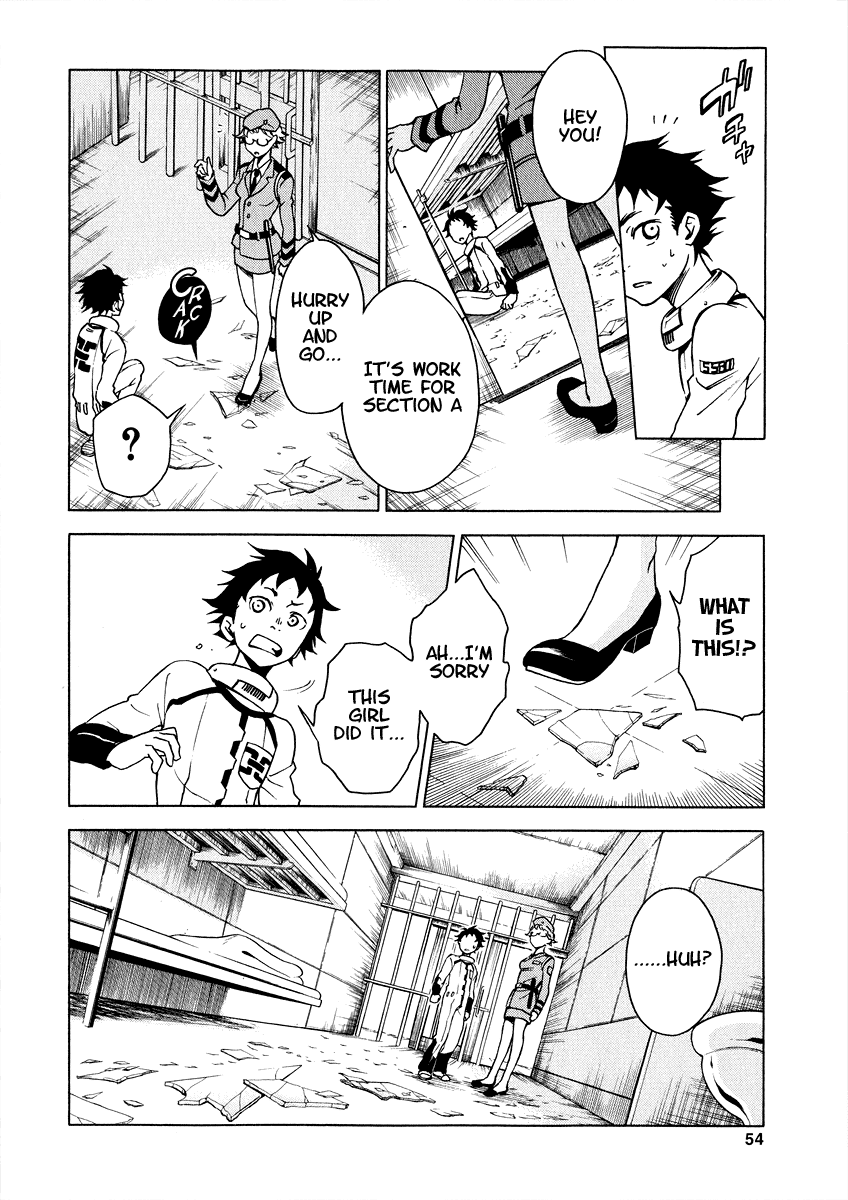 Deadman Wonderland Chapter 1 page 52 - Chapter 1: Who Killed Cock Robin?