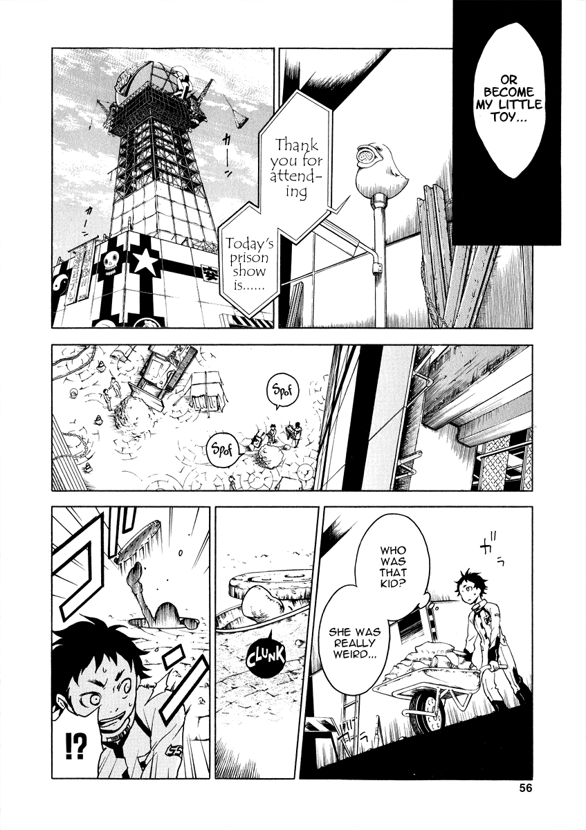 Deadman Wonderland Chapter 1 page 54 - Chapter 1: Who Killed Cock Robin?