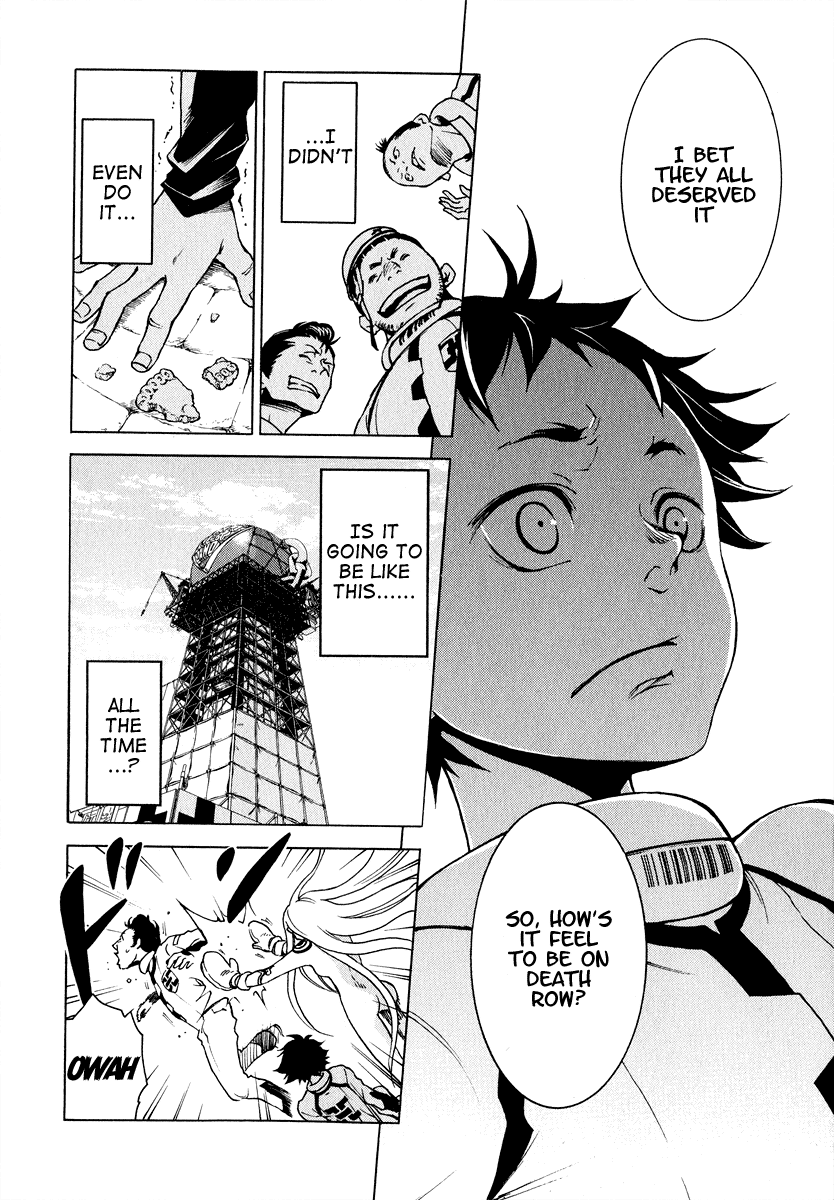 Deadman Wonderland Chapter 1 page 58 - Chapter 1: Who Killed Cock Robin?