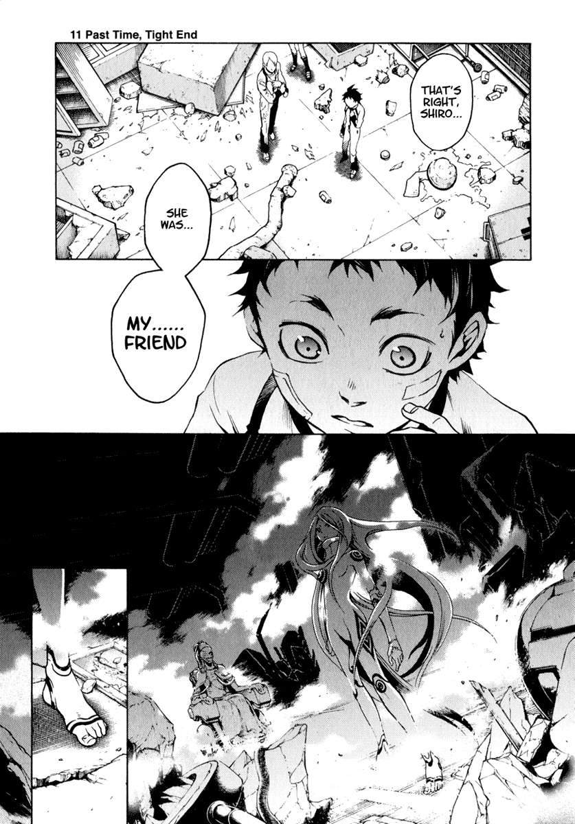 Deadman Wonderland Chapter 11 page 1 - Chapter 11: Past Time, Tight End