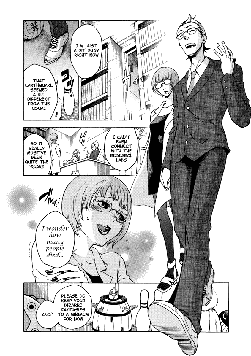 Deadman Wonderland Chapter 11 page 16 - Chapter 11: Past Time, Tight End