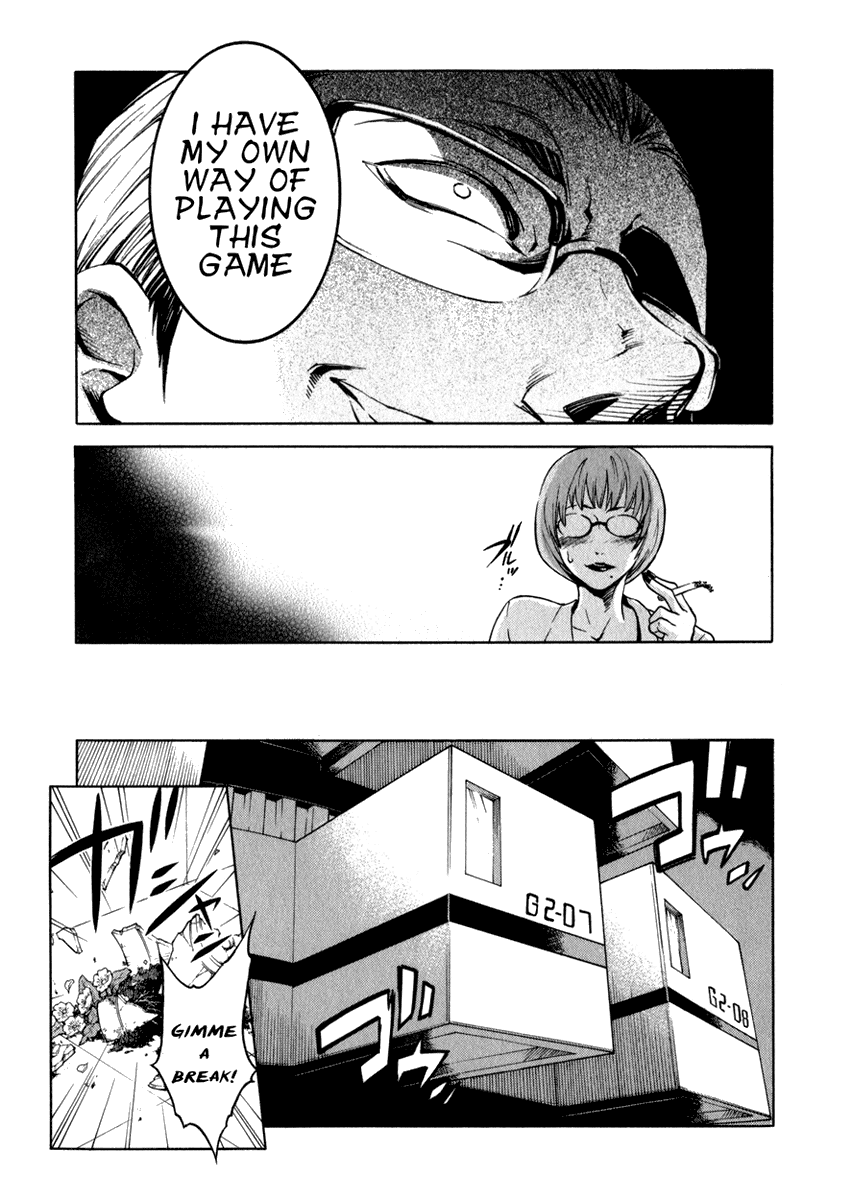 Deadman Wonderland Chapter 11 page 21 - Chapter 11: Past Time, Tight End