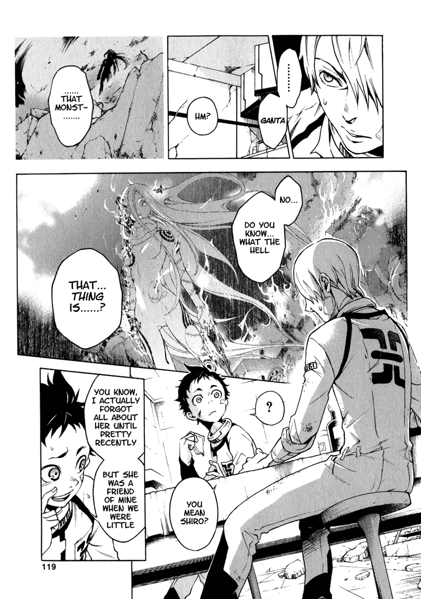 Deadman Wonderland Chapter 11 page 25 - Chapter 11: Past Time, Tight End