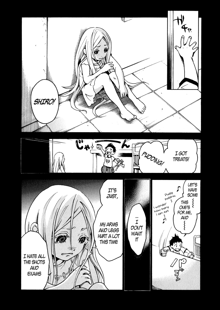 Deadman Wonderland Chapter 11 page 27 - Chapter 11: Past Time, Tight End