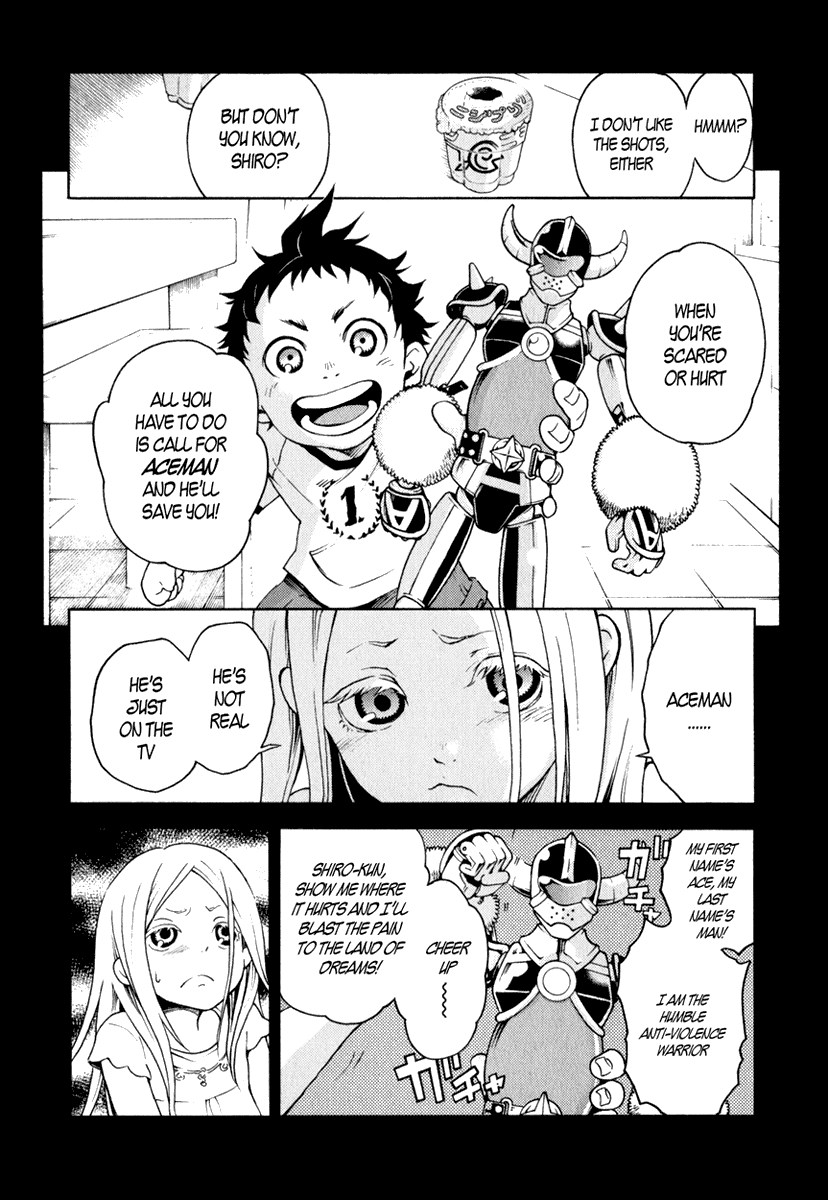 Deadman Wonderland Chapter 11 page 28 - Chapter 11: Past Time, Tight End