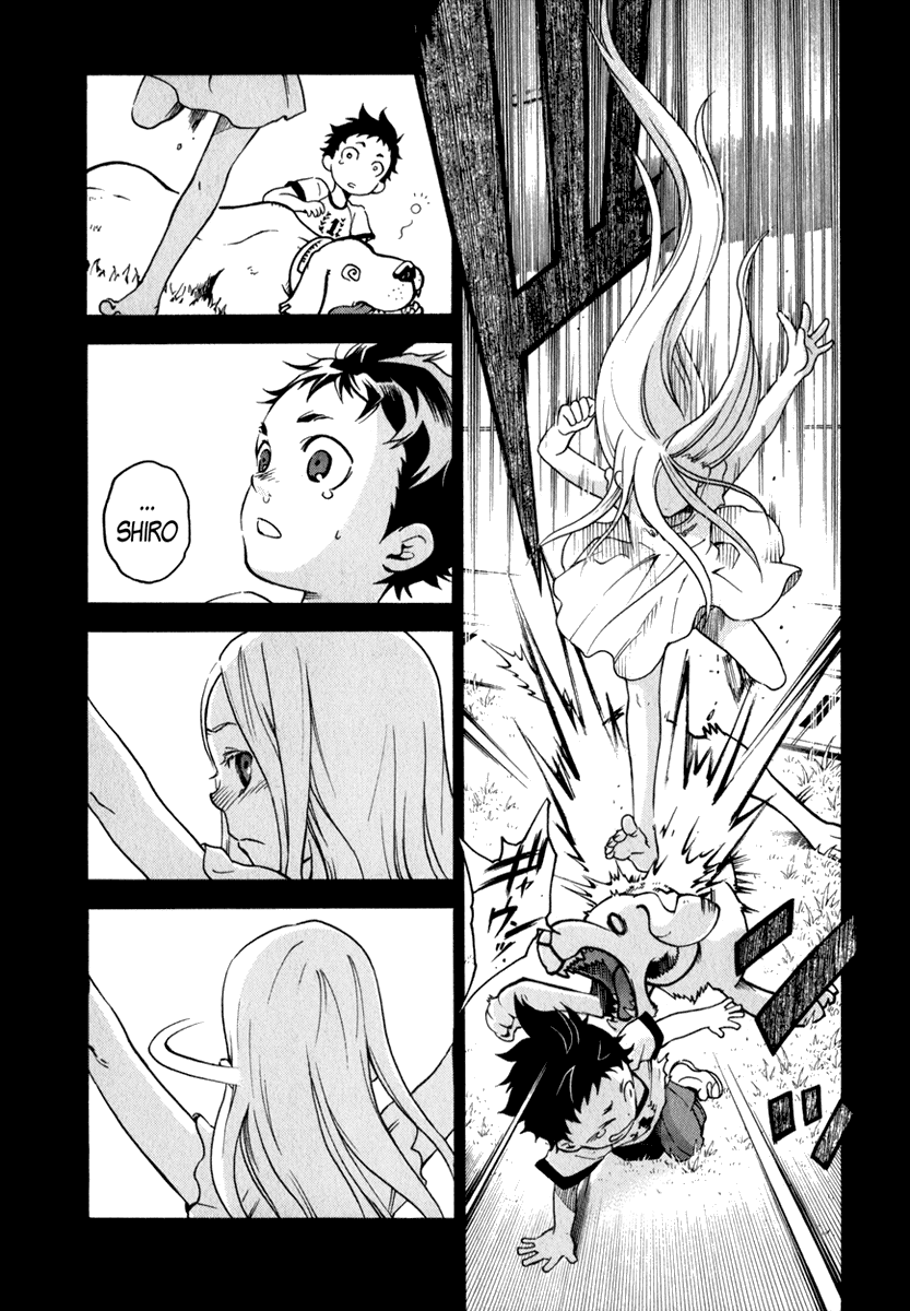 Deadman Wonderland Chapter 11 page 33 - Chapter 11: Past Time, Tight End