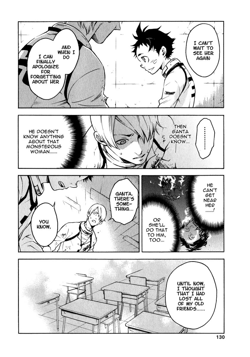 Deadman Wonderland Chapter 11 page 36 - Chapter 11: Past Time, Tight End
